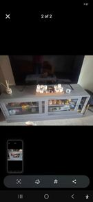 Grey TV unit