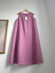 Seasalt Cornwall Linen Dress Size Uk 12