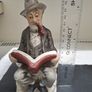Vintage Porcelain Gentleman Reading Figurine Image 2