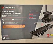 parkside 2 in 1 car Creeper & stool brand new