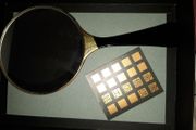 Hand held Gilt and Lacquer Japanese Hand Mirror