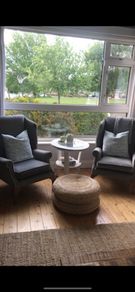 Classic Wingback Armchairs Pair