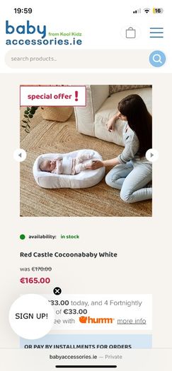 Cocoonababy Redcastle