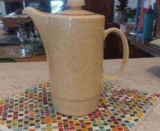 Fabulous Vintage 1970's Poole Pottery Coffee Pot in the Compact Design Shape and in the Popular "Broadstone" Colourway, Excellent Condition