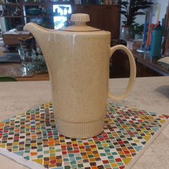 Fabulous Vintage 1970's Poole Pottery Coffee Pot in the Compact Design Shape and in the Popular "Broadstone" Colourway, Excellent Condition