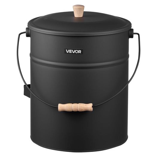 4-Gallon Fireplace Ash Bucket Set