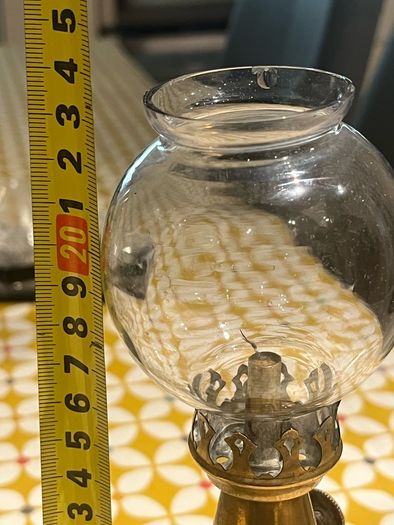 Antique French Pigeon Lamp