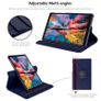 For Samsung Galaxy Tab A7 Lite Tablet Case 360 Rotating PU Leather Cover - Blue Image 5