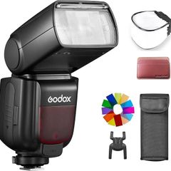 Godox TT685II-C TTL Flash GN60 Speedlite 2.4G Wireless Transmission, 1/8000s High-Speed-Sync Speedlight Compatible with Canon EOS Cameras 5D Mark III II R5 6D 7D 77D 850D 100D 200D 750D 800D 1300D