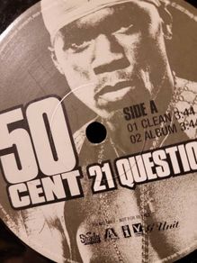 50 Cent 21 Questions 12 inch Vinyl Promo