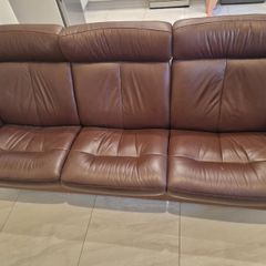 3 seater high quality leather