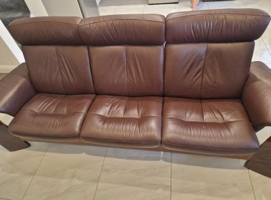 3 seater high quality leather