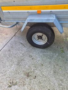 small tipping car trailer