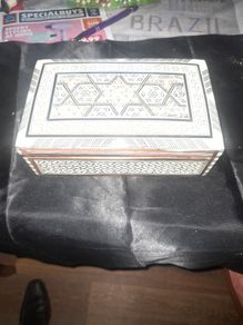 A Beautiful Old Inlaid Jewellery Box