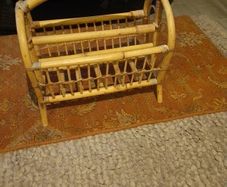 Bamboo Magazine Rack