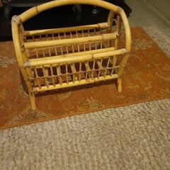 Bamboo Magazine Rack