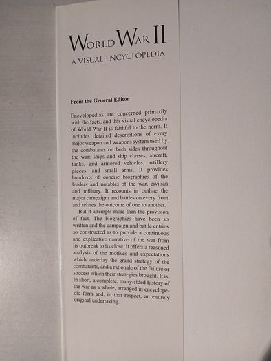 World War II - A Visual Encyclopedia edited by John Keegan