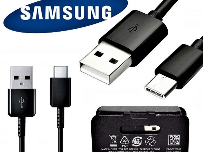 Brand New || Samsung Galaxy S8 S9 S10 S20 (USB-C) Fast Charger USB Cable || 1M Black or White Cable