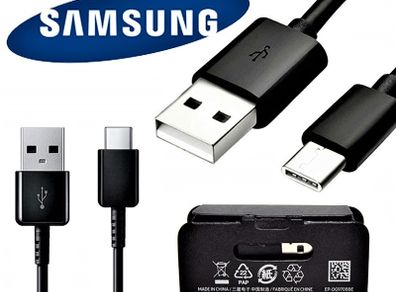 Brand New || Samsung Galaxy S8 S9 S10 S20 (USB-C) Fast Charger USB Cable || 1M Black or White Cable