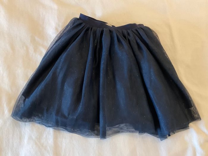 Girls gorgeous navy tulle tutu skirt H&M 6 7 8