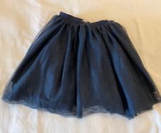 Girls gorgeous navy tulle tutu skirt H&M 6 7 8