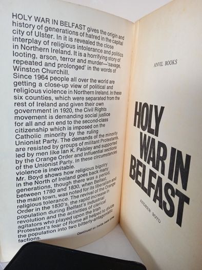 Holy War in Belfast by Andrew Boyd (HQ890)