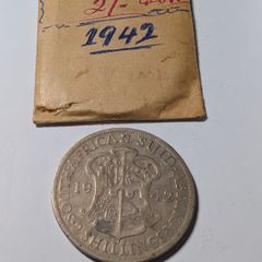 South Africa Silver Florin 1942