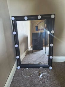 Black mirror with lights