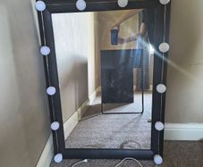 Black mirror with lights