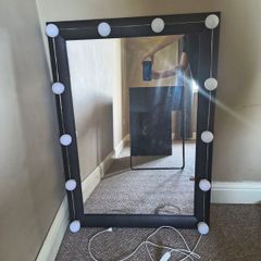 Black mirror with lights