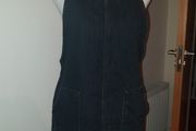 Topshop black denim pinafore uk10