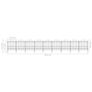 Garden Fence with Spear Top Steel (1.75-2)x15.3 m Black Image 5