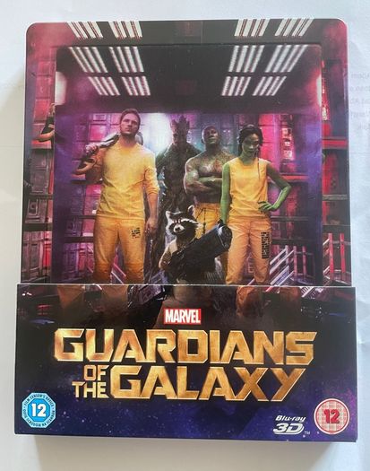 Guardians of the Galaxy blu ray & 3D steelbook