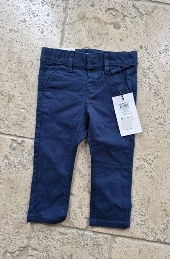 Baby boy navy chinos/trousers