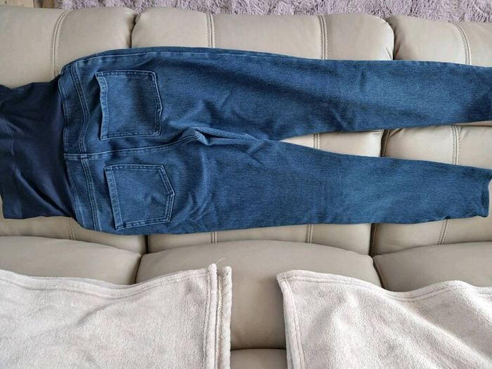 Maternity Spanx Jeans size 10 navy 8