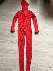 Morph Suit Kids Red