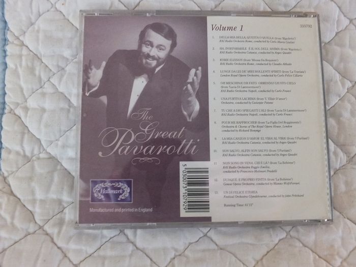 The Great Pavarotti Vol. 1 And 2 (cd Albums)