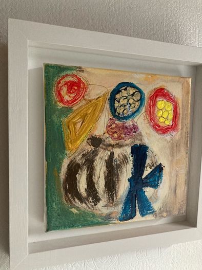 Original Abstract Painting Floral  Painting Contemporary Irish Art Fairy Art