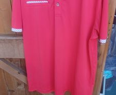 Druids red golf polo shirt XL
