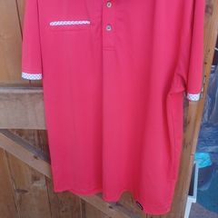 Druids red golf polo shirt XL
