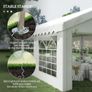 Heavy Duty Party Gazebo, Party Marquee  6 x 4m Image 6