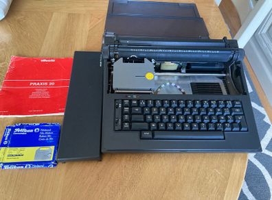Used in total 4 times in the early 80s ! Cost a few months wages then Price reduction Electric typewriter Praxis 20