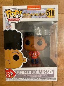 Funko Pop! Gerald Johanssen #519. Hey Arnold. Nickelodeon. Mint Condition.