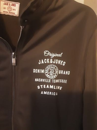 Jacket/JACK and JONES Steamline Sweat Light Jacket .. Size: Medium .. Colour: Greyish .. Price Drop