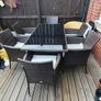 7 Pcs Rattan Dining Set Image 2