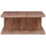 Coffee Table 70x70x30 cm Solid Teak Wood Image 3