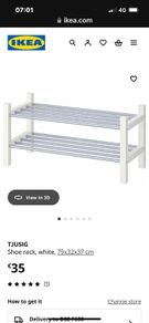 shoe rack