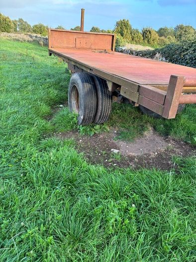 All purpose  steel tipping trailer ideal for bales