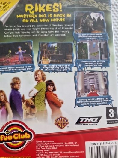 Scooby Doo 2 Monsters Unleashed Pc Cd rom Games Original