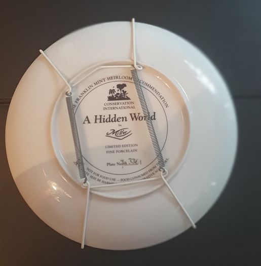 Franklin Mint Limited Edition Fine Porcelain Decorative Plate